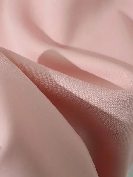 Pink Elegant Women's Two-Piece Set with Shawl Neck Camisole and Wide Leg Pants - Picture 4 of 5